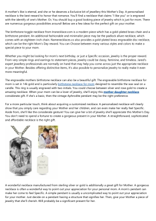 mothers day necklace with names: All the Stats, Facts, and Data You'll Ever Need