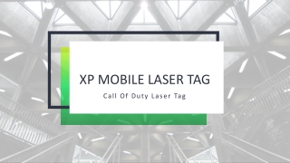 Get unlimited fun with call of duty laser tag.