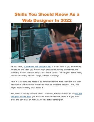 Top web designers in new york