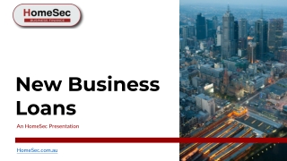 New Business Loans