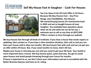 Companies who buy houses - We Buy Houses Fast In Ontario & GTA House Buyers