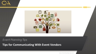 Tips for Communicating With Event Vendors