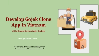 Develop Gojek Clone App In Vietnam