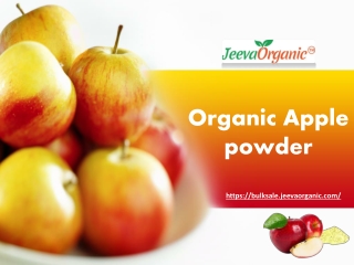 Organic Apple powder