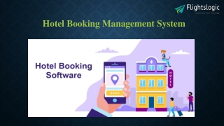 Hotel Booking Management System