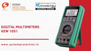 Digital Multimeters | KEW 1051 | Kyoritsu