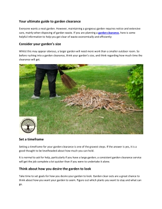 Your ultimate guide to garden clearance-converted
