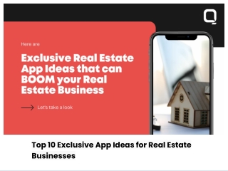 Real Estate App Development Ideas in 2022