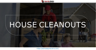 Get In Touch With Experts At House Cleanouts – Same Day Haulers!