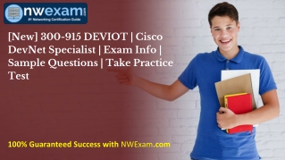 [New] 300-915 DEVIOT | Cisco DevNet Specialist | Exam Info | Take Practice Test