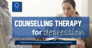 Counselling therapy for depression.
