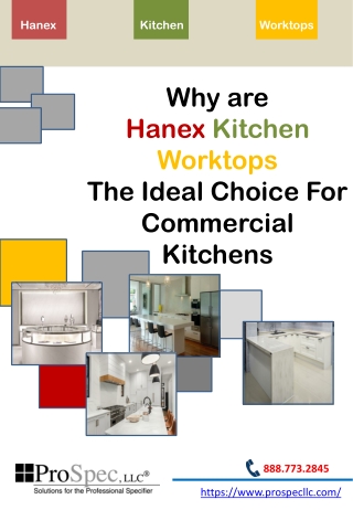 Why are Hanex Kitchen Worktops The Ideal Choice For Commercial Kitchens