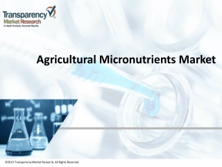 Agricultural Micronutrients Market