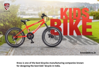 Best Kids Bicycle in India