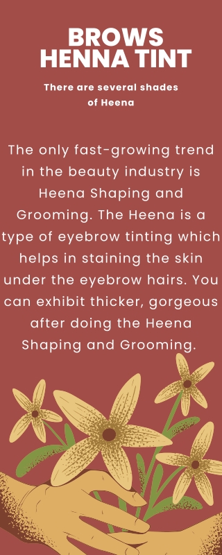 Brows Henna Tint Shaping And Grooming iNFO