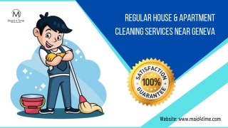 Regular House & Apartment Cleaning Services Near Geneva