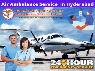 Hire Panchmukhi Air Ambulance Service in Hyderabad with Quick Deportation