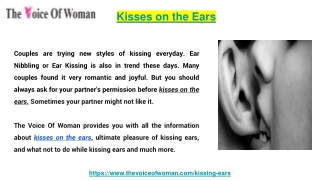 Kisses on the Ears