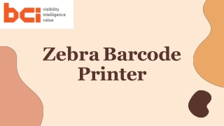 Zebra Barcode Printer