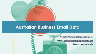 Australian Business Email Data