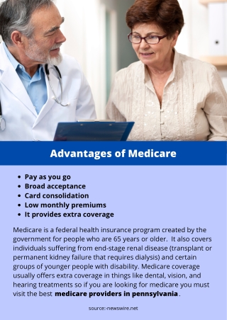 Advantages of Medicare
