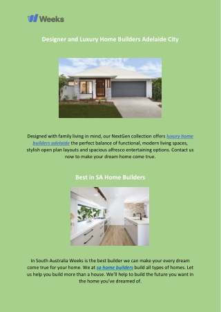 Best In Sa Home Builders