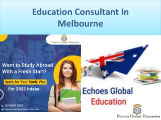 Education Consultant melbourne