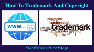 How To Trademark And Copyright Your Website's Name & Logo