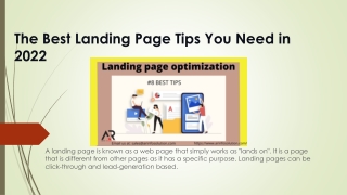 The Best Landing Page Tips You Need in