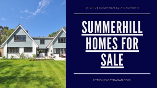 Summerhill Homes for Sale
