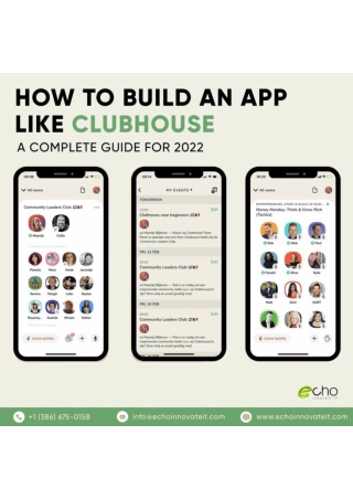 how to build a app like clubhouse