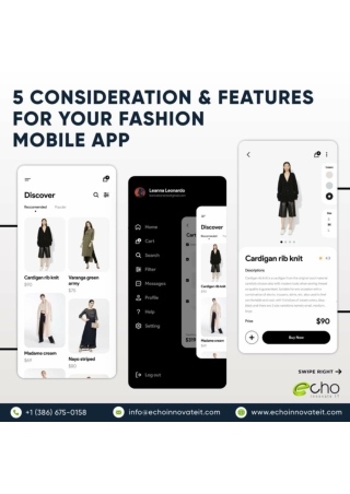 Top features to consider in a fashion app