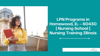 LPN Programs in Homewood, IL – 60430  Nursing School  Nursing Training Illinois