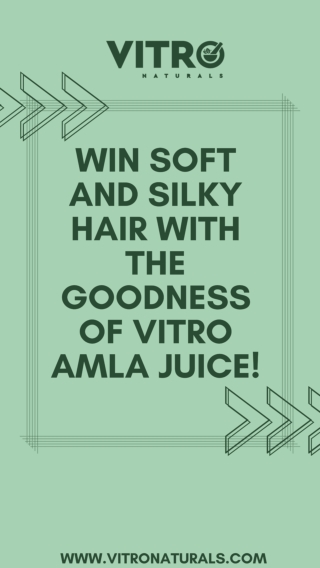 Win Soft and Silky Hair with the Goodness of Vitro Amla Juice!