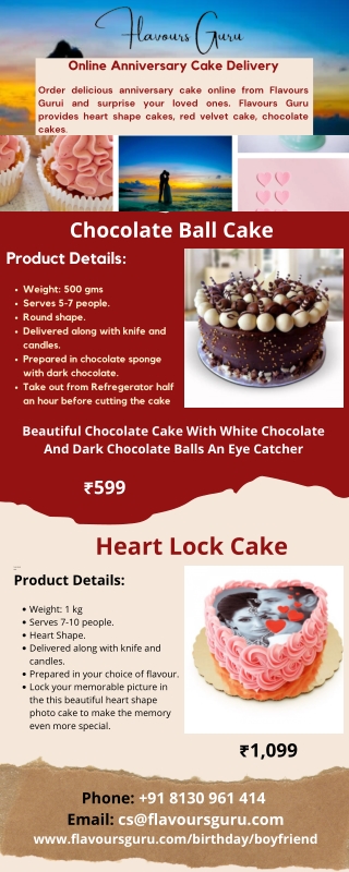 Order Friend Anniversary Cake Online in Delhi NCR - Flavours Guru