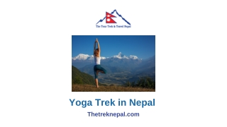 Yoga Trek in Nepal
