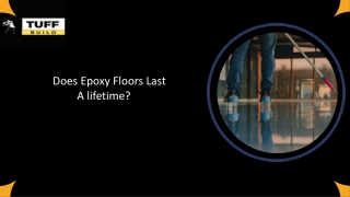 Does Epoxy Floors Last A lifetime