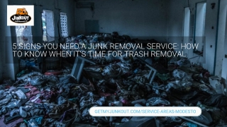 Junk Removal Modesto CA