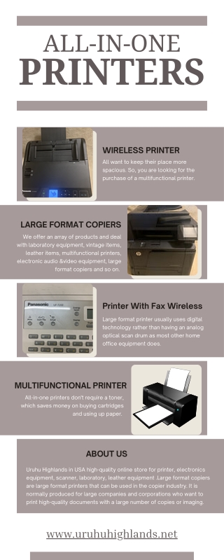 Buy All In One Printer Wireless Printer From Uruhu Highlands Store