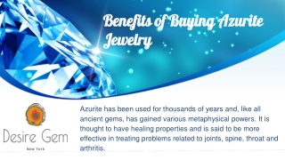 Benefits of Buying Azurite Jewelry