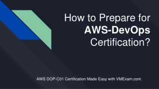 Get Ready to Crack AWS DevOps Engineer Professional (DOP-C01) Certification