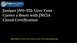 Juniper JN0-212: Give Your Career a Boost with JNCIA Cloud Practice Test