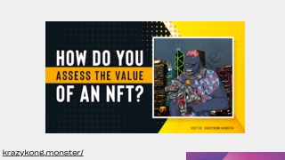 How do you assess the value of an NFT