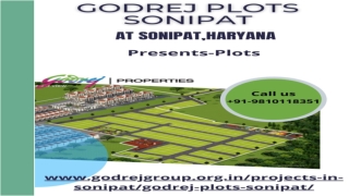 Godrej Plots Sonipat- Godrej Upcoming Plots in Haryana