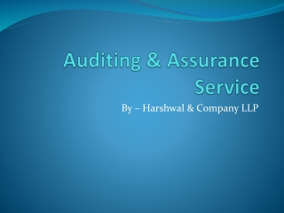 Top-Rated Auditing & Assurance Service Provider – HCLLP