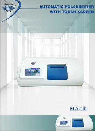 AUTOMATIC POLARIMETER WITH TOUCH SCREEN HLX-201
