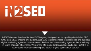 Private Label SEO Services - In2SEO