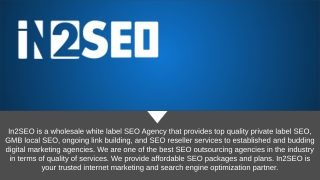 Local SEO Reseller - In2SEO