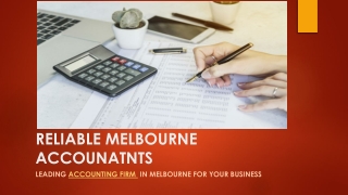 Leading Accounting Firm Melbourne