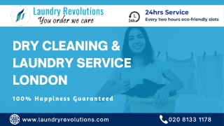 Dry Cleaning Services and Laundry Service in London - Laundry Revolutions